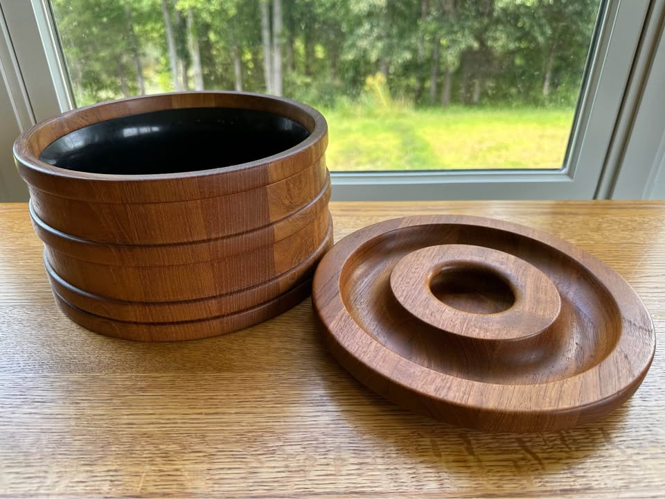 Teak Rhythm · Dansk Banded Ice Bucket, additional view — original item photo