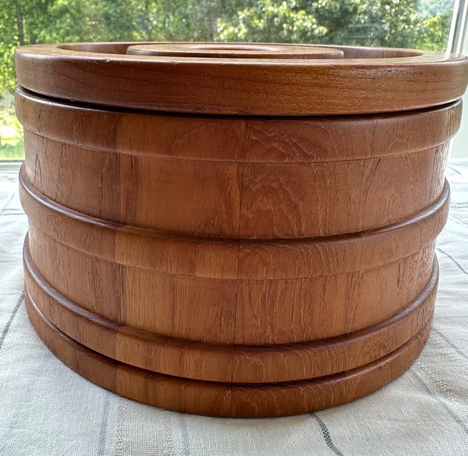 Teak Rhythm · Dansk Banded Ice Bucket, additional view — original item photo