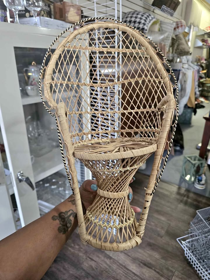 Woven Daydream · Mini Peacock Chair — original item photo Woven Daydream · Mini Peacock Chair — original item photo