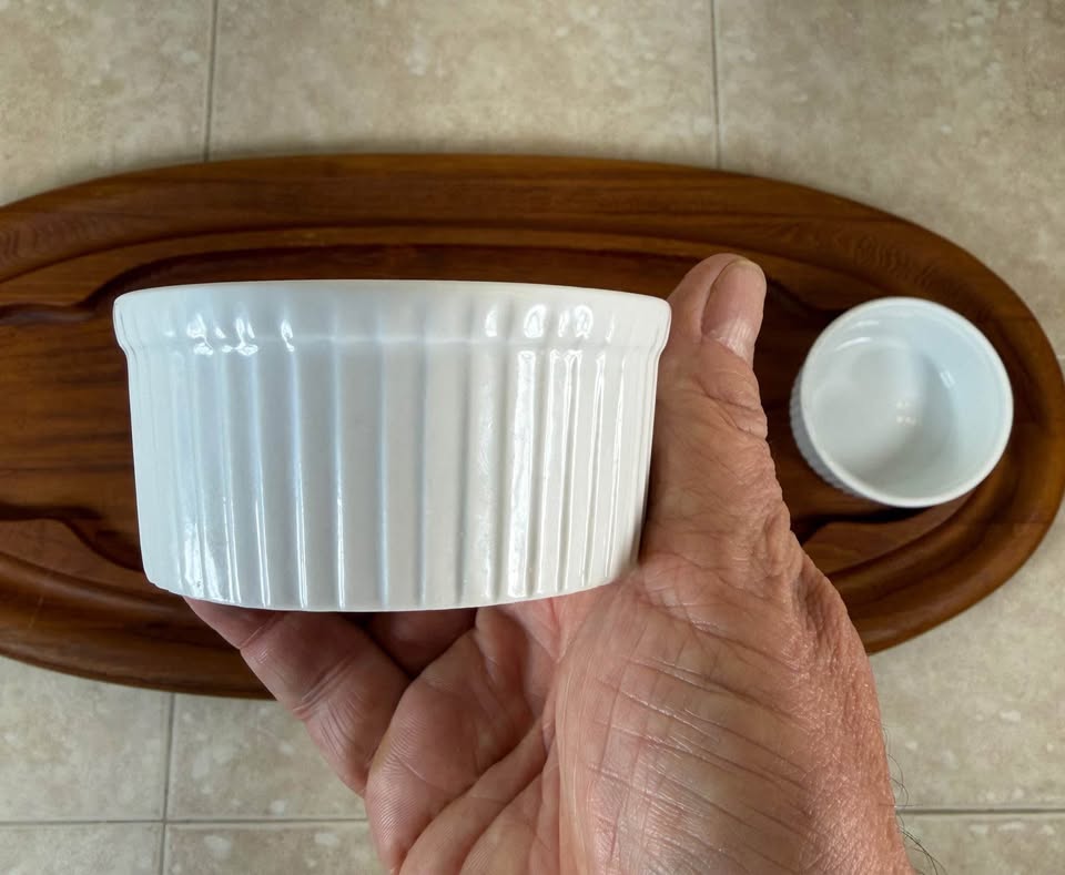 Teak Gathering · Dansk Oval Hostess Tray & Ramekins, additional view — original item photo