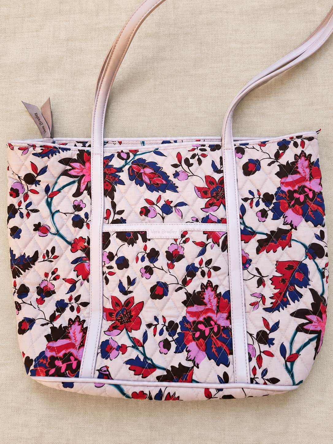 Vineyard Daydream · Tagged Vera Bradley Tote — original item photo