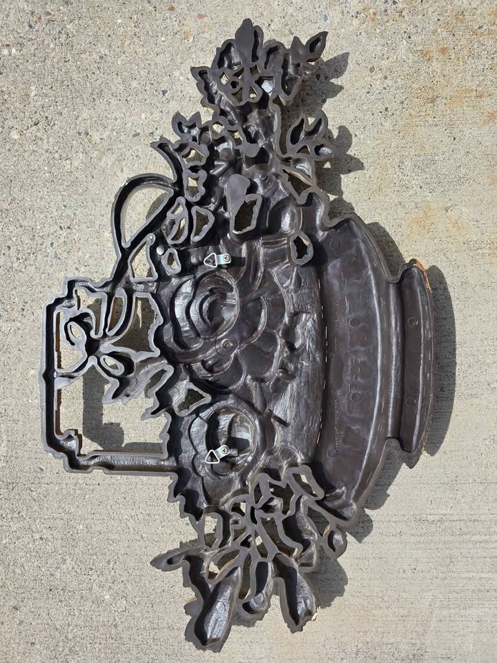 Peony Gathering · Homco Floral Wall Plaque, additional view — original item photo Peony Gathering · Homco Floral Wall Plaque, additional view — original item photo