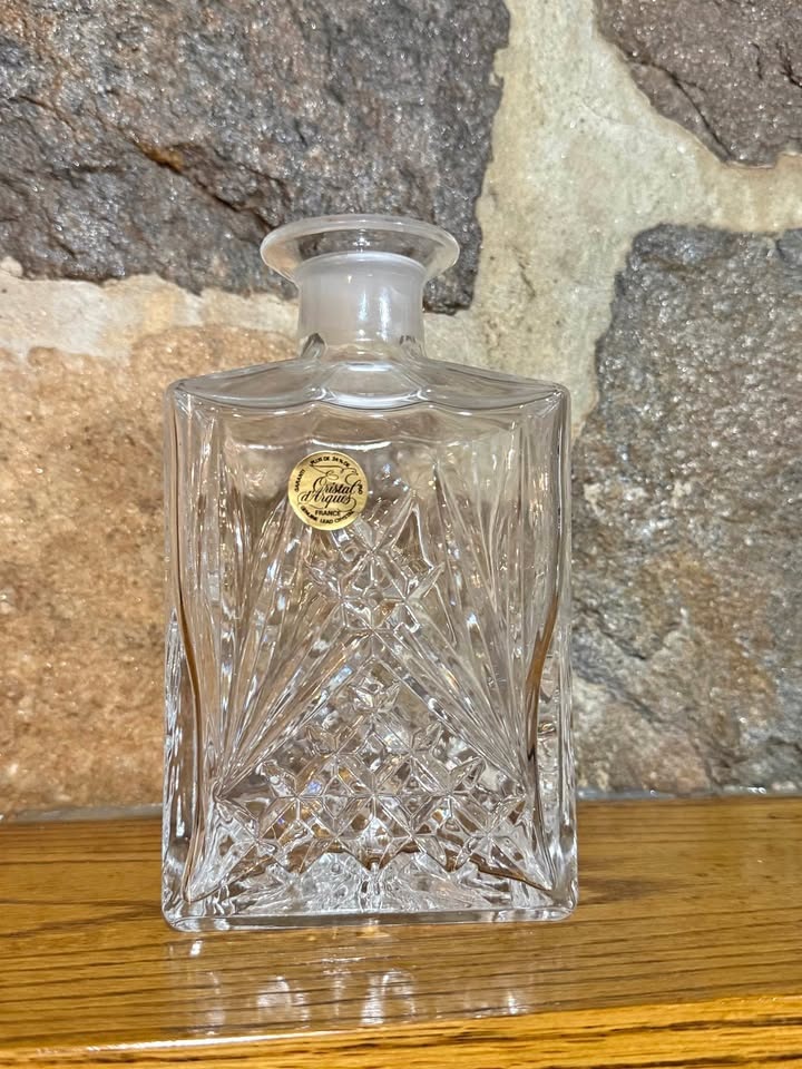 French Facets · Cristal d’Arques Lead-Crystal Decanter, additional view — original item photo