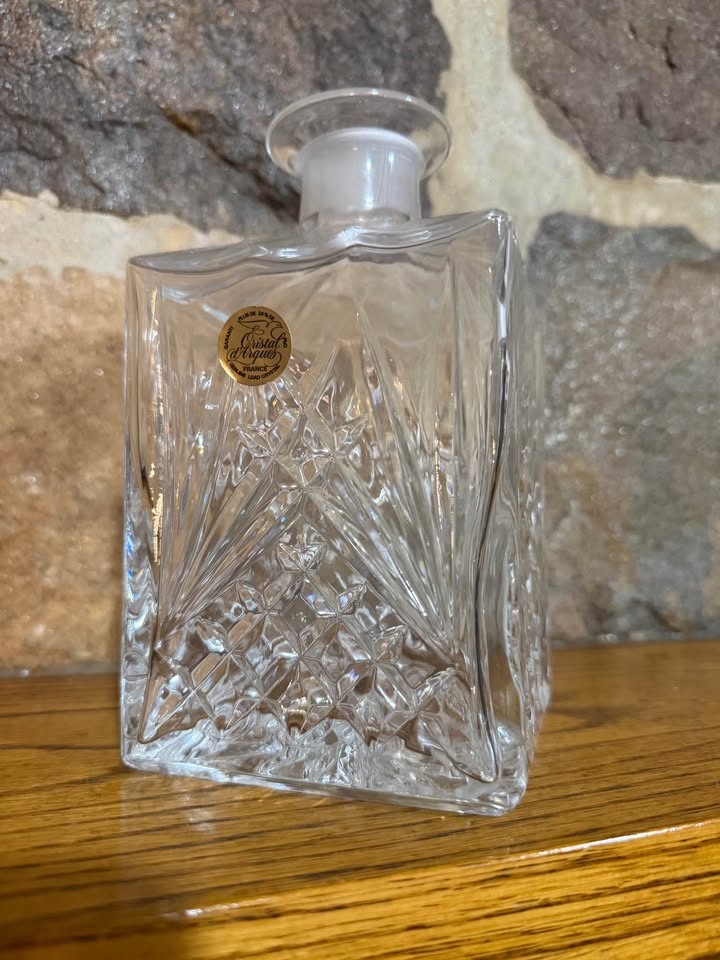 French Facets · Cristal d’Arques Lead-Crystal Decanter, additional view — original item photo