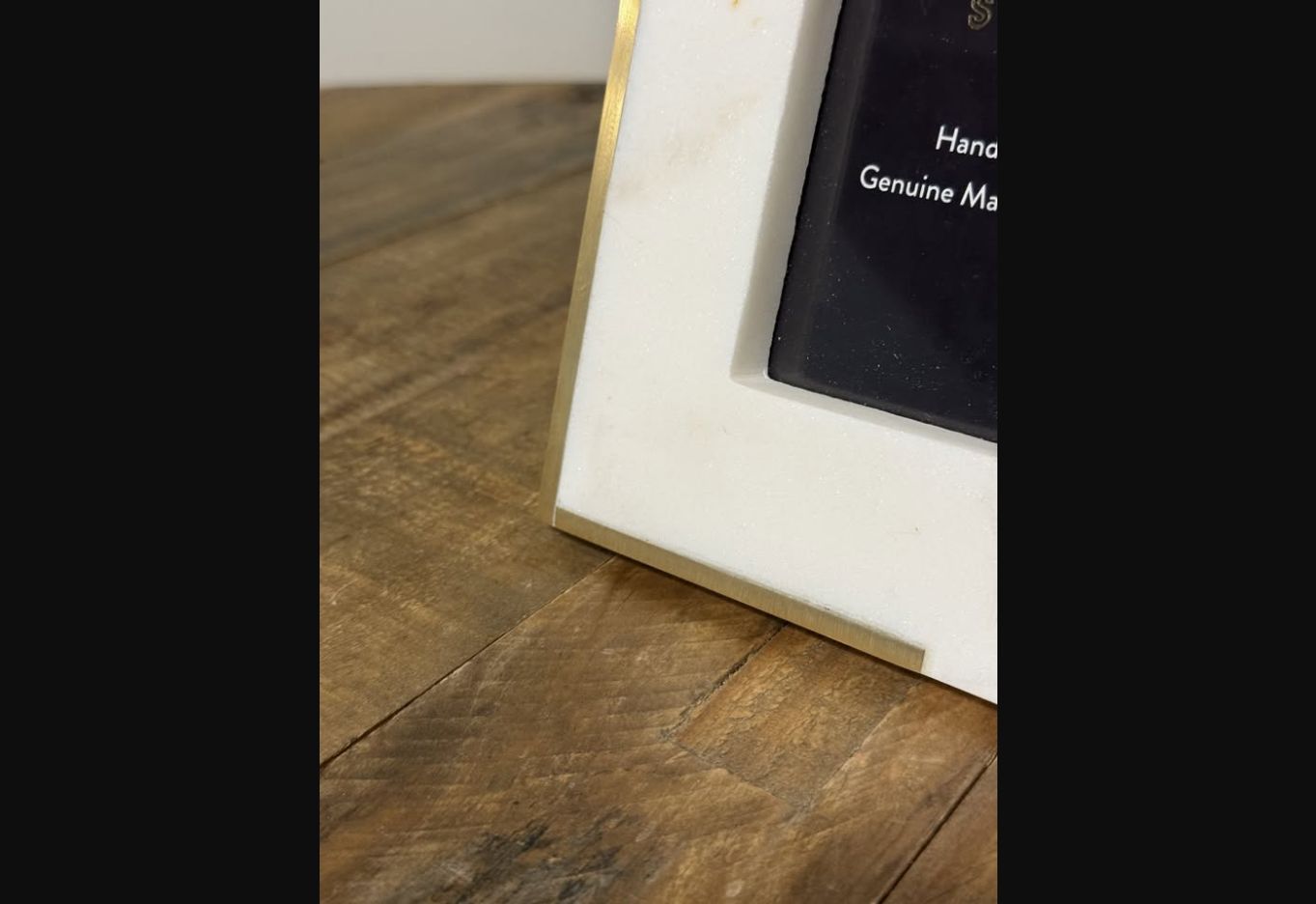 Gilt Corners · Jonathan Adler Studio Marble Frame, additional view — original item photo Gilt Corners · Jonathan Adler Studio Marble Frame, additional view — original item photo