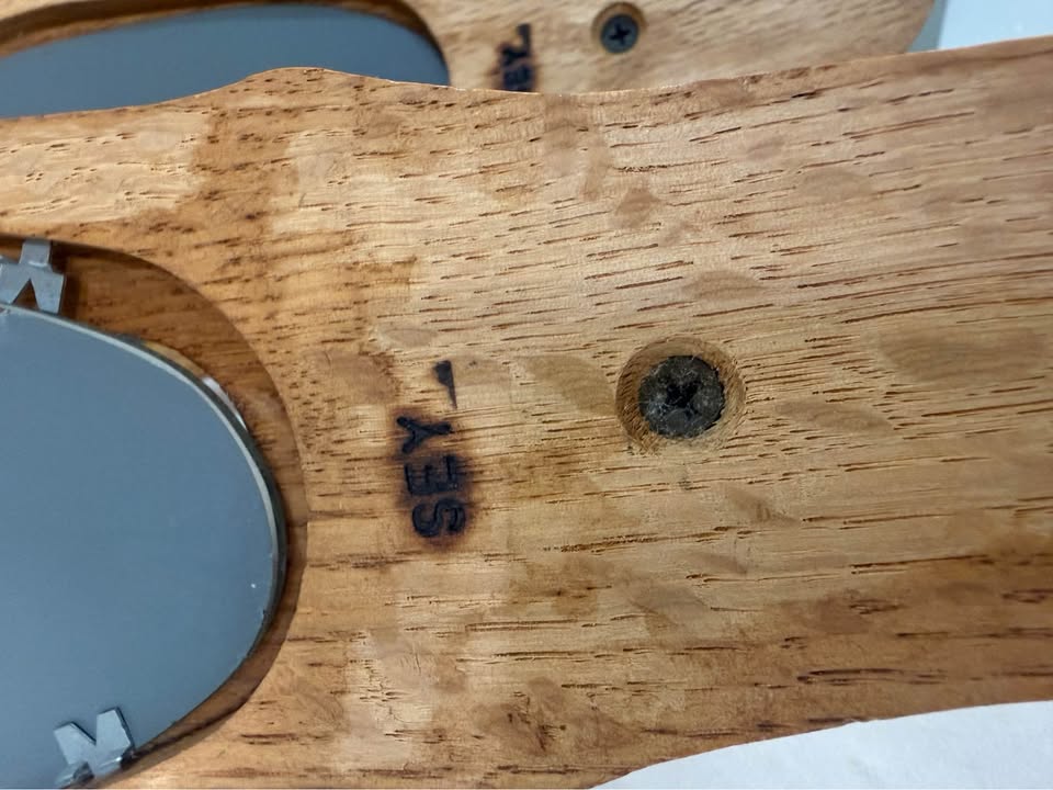 Honey-Tone Wood Mirror Wall Sconces · Matching Candle-Holder Pair, additional view — original item photo Honey-Tone Wood Mirror Wall Sconces · Matching Candle-Holder Pair, additional view — original item photo
