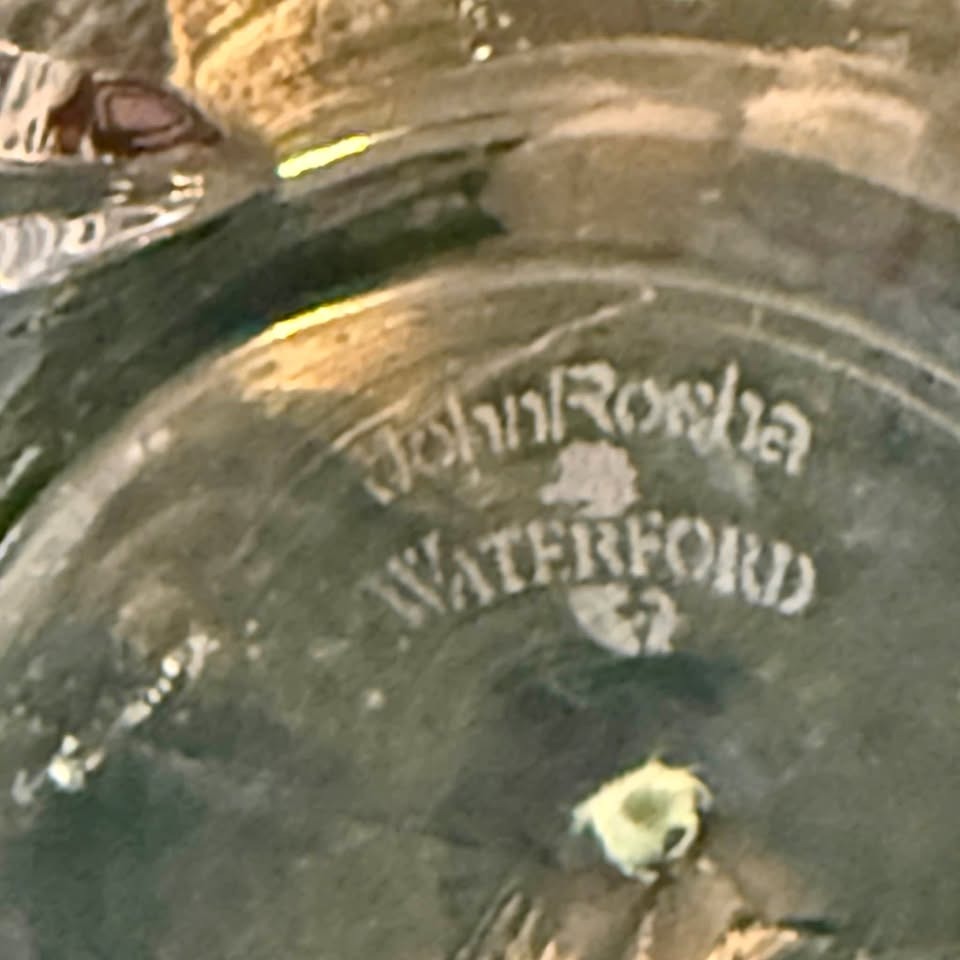 John Rocha Waterford Crystal Bowl · Signed, 4 Inches, additional view — original item photo