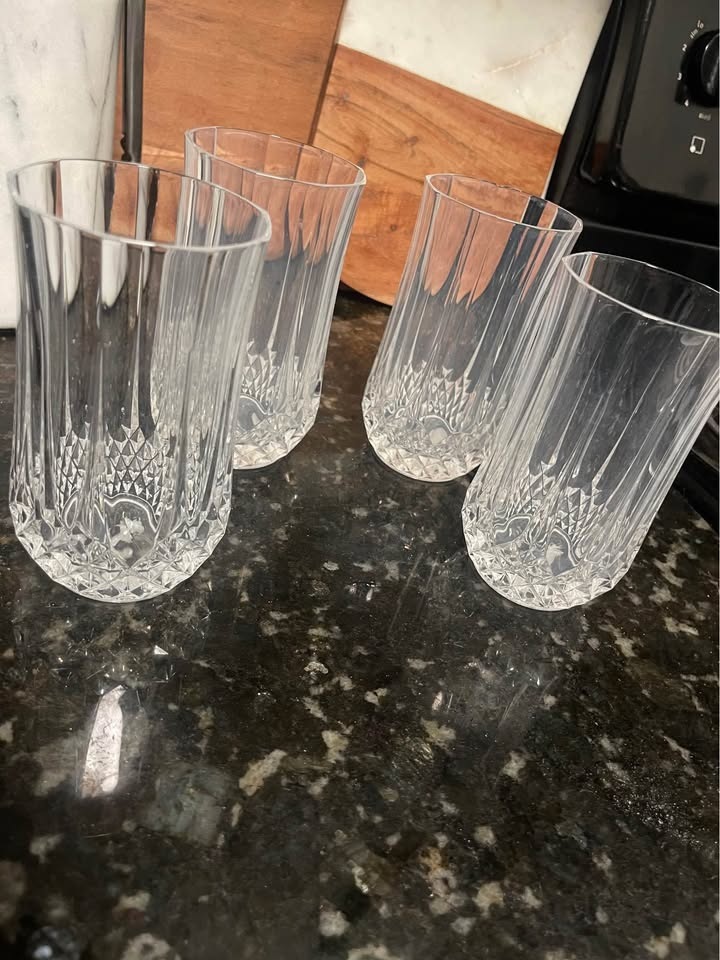 Longchamp Light · Four Cristal d’Arques Highballs, additional view — original item photo