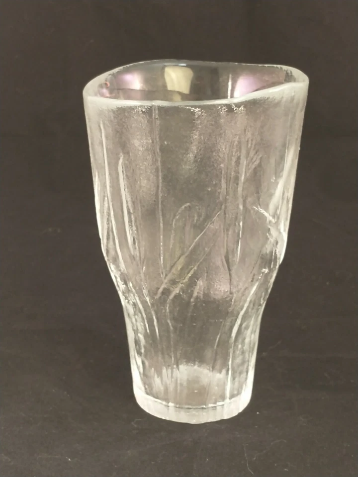 Nordic Frost · Labeled Muurla Glass Vase, additional view — original item photo Nordic Frost · Labeled Muurla Glass Vase, additional view — original item photo