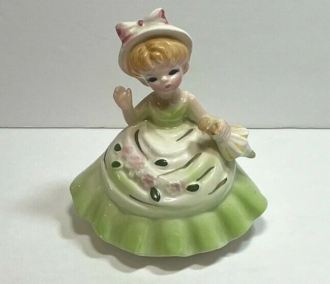 April Reverie · Green Dress Parasol Girl — original item photo April Reverie · Green Dress Parasol Girl — original item photo