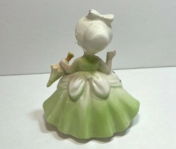 April Reverie · Green Dress Parasol Girl, additional view — original item photo April Reverie · Green Dress Parasol Girl, additional view — original item photo