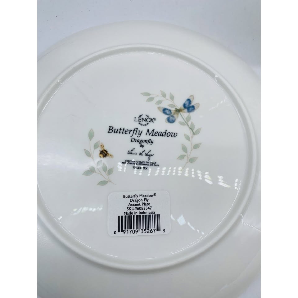 Meadow Quartet · Lenox Butterfly Accent Plates, additional view — original item photo