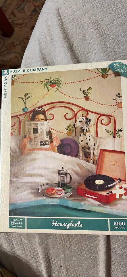 Sunday Greens · Sealed Janet Hill Houseplants Puzzle — original item photo