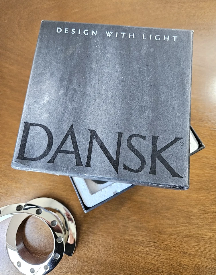 Silver Helix · Dansk Spiral Candleholder & Tapers, additional view — original item photo