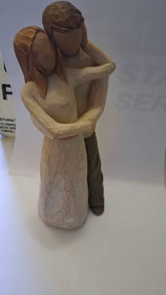 Quiet Embrace · Willow Tree Together Figure, additional view — original item photo