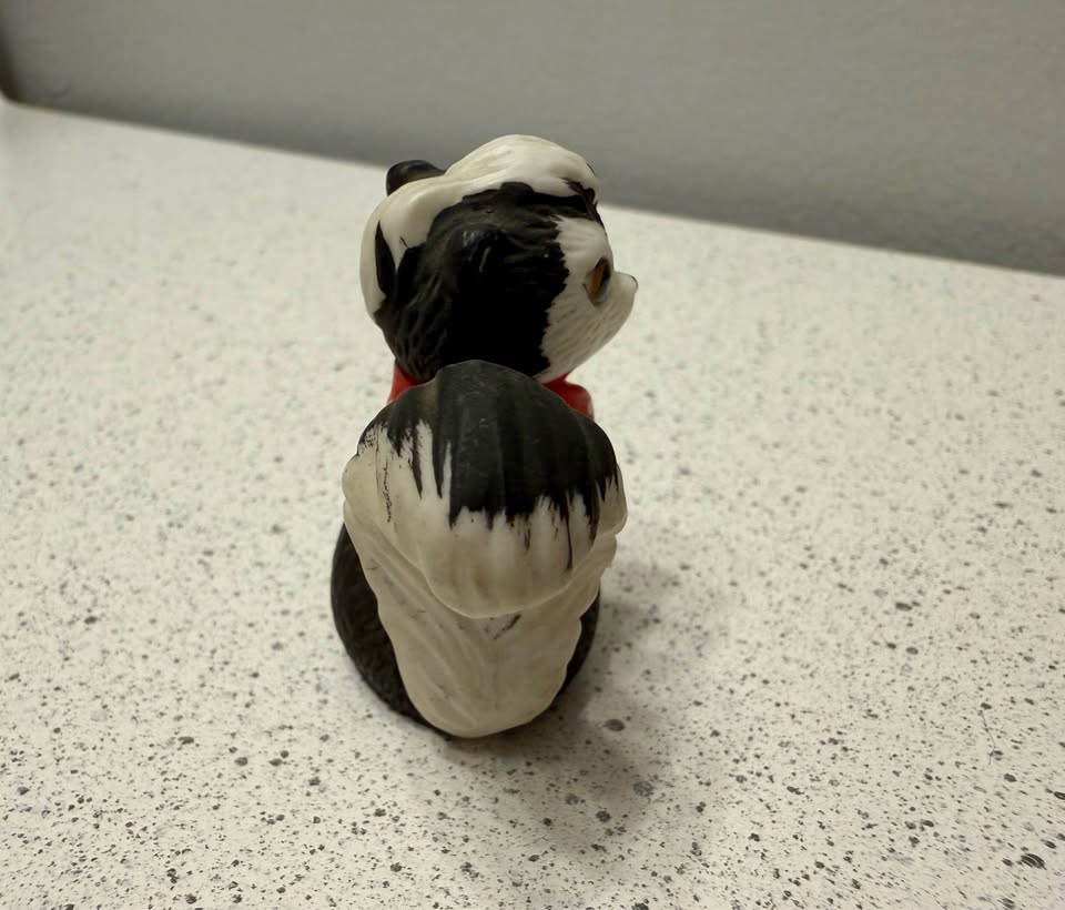 Forest Companions · Skunk and Squirrel Pair, additional view — original item photo Forest Companions · Skunk and Squirrel Pair, additional view — original item photo